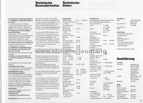 audio 308; Braun; Frankfurt (ID = 1881589) Radio