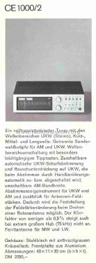 CE1000/2; Braun; Frankfurt (ID = 1753653) Radio