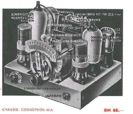 Cosmophon 44A; Braun; Frankfurt (ID = 1263842) Radio