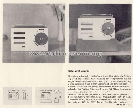 Exporter 2; Braun; Frankfurt (ID = 1280486) Radio