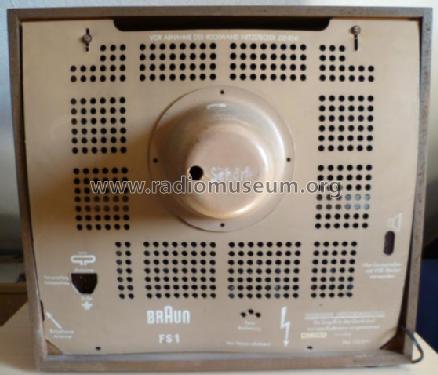 FS1 Ch= Telefunken FE11/43T; Braun; Frankfurt (ID = 1643122) Television