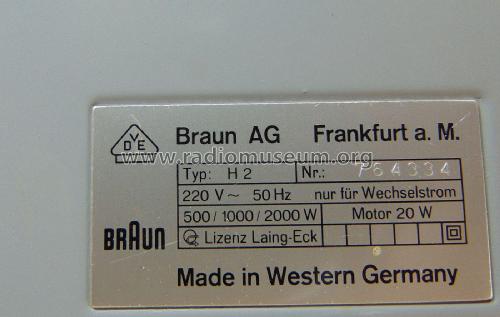 Heizlüfter H2; Braun; Frankfurt (ID = 2946448) Household Appliance