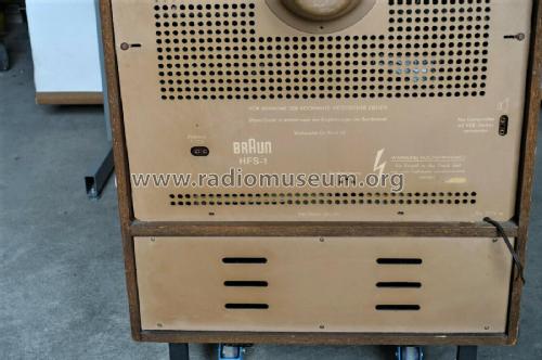 HFS-1; Braun; Frankfurt (ID = 2690450) TV Radio