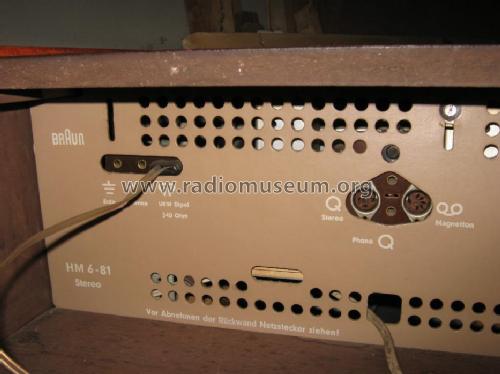 HM6-81 Stereo; Braun; Frankfurt (ID = 661541) Radio