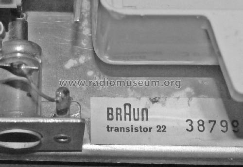 Kofferempfänger T22; Braun; Frankfurt (ID = 2819907) Radio