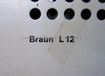 Lautsprecherbox L12; Braun; Frankfurt (ID = 858402) Speaker-P