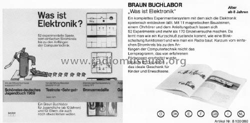 Lectron Buchlabor 1001 ; Braun; Frankfurt (ID = 1035629) teaching