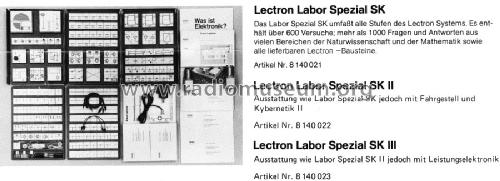 Lectron Laborsystem ; Braun; Frankfurt (ID = 1035631) teaching