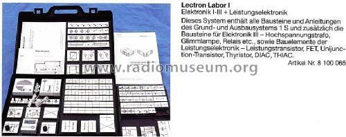 Lectron Laborsystem ; Braun; Frankfurt (ID = 1678644) teaching