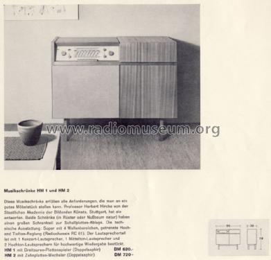 Musikschrank HM2 Ch= RC61; Braun; Frankfurt (ID = 1280504) Radio