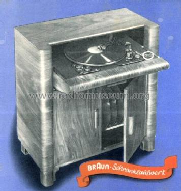 Musikschrank SW37; Braun; Frankfurt (ID = 488963) R-Player