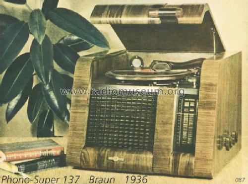 Phono-Super 137W; Braun; Frankfurt (ID = 707782) Radio