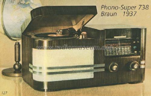 Phono-Super 738GW; Braun; Frankfurt (ID = 162) Radio