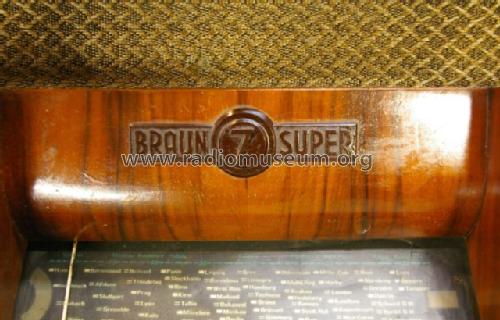 Phono-Super 7W; Braun; Frankfurt (ID = 1604418) Radio