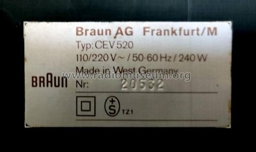 Regie 520 CEV520; Braun; Frankfurt (ID = 3105284) Radio