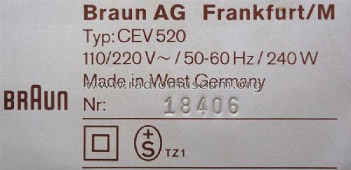 Regie 520 CEV520; Braun; Frankfurt (ID = 817620) Radio