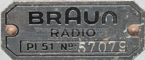 Super-Piccolino PI 51; Braun; Frankfurt (ID = 3081086) Radio