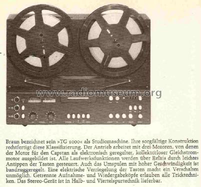 TG1000; Braun; Frankfurt (ID = 838607) Ton-Bild