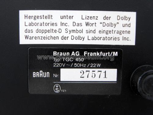 TGC450; Braun; Frankfurt (ID = 2002525) R-Player