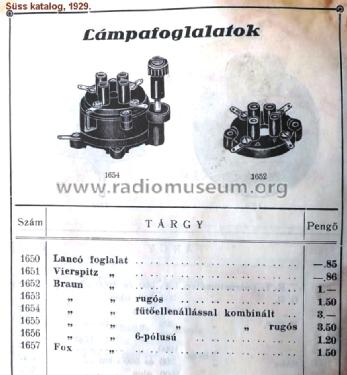 Experimentierfassung Tube sockets with potentiometer; Braun; Frankfurt (ID = 1278264) Radio part