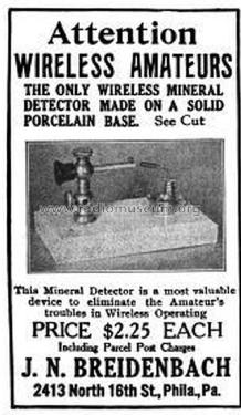 Mineral Detector ; Breidenbach, J.N.; (ID = 1266185) Radio part