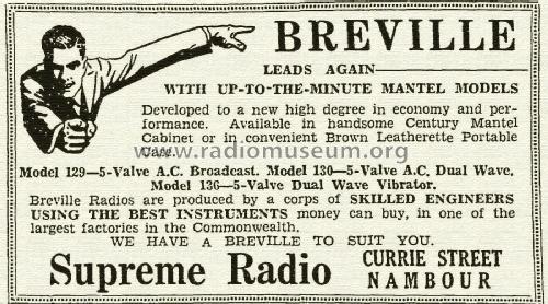 Century 130; Breville; Sydney (ID = 2978697) Radio