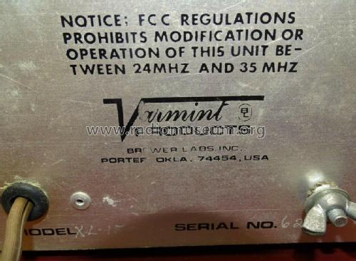 Varmint linear base amplifier XL-150; Brewer Labs, Inc. (ID = 2676453) Amateur-T