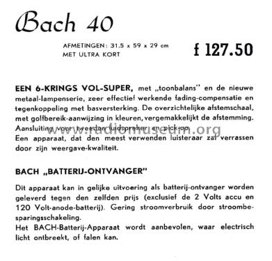 Crystalphone Bach 40; Brey en Co., Larsen (ID = 2261718) Radio