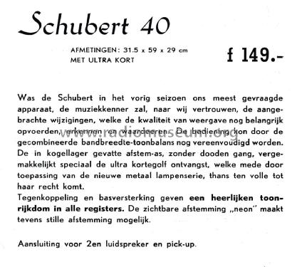 Crystalphone Schubert 40; Brey en Co., Larsen (ID = 2262456) Radio
