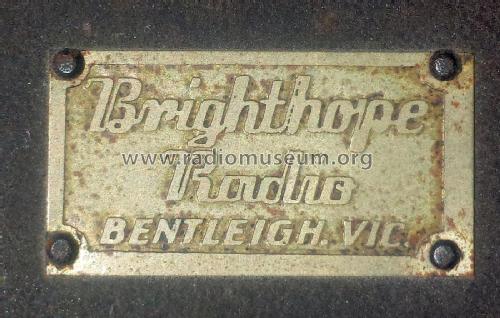 Dynamotor Powered Radio ; Brighthope Pty. Ltd. (ID = 2419014) Radio