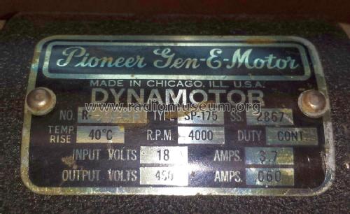 Dynamotor Powered Radio ; Brighthope Pty. Ltd. (ID = 2419022) Radio