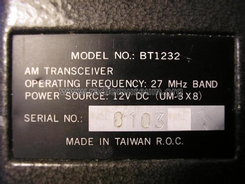Transceiver 27 MHz BT-1232; Brilliant; where? (ID = 2100553) Cittadina