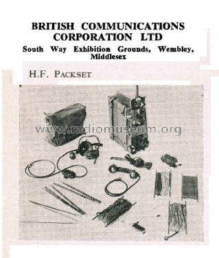 HF Packset BCC30 HP; British (ID = 2881277) Commercial TRX