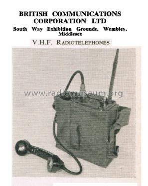 VHF Radiotelephone ; British (ID = 3009618) Commercial TRX