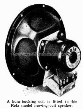 2.5 W Loudspeaker F.2.500; British Rola Co. Ltd (ID = 2912460) Speaker-P