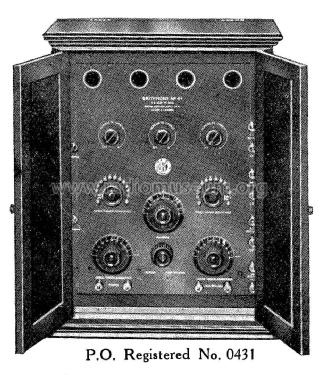 Britphone 4a Gpo No. 0431 Radio British Wireless Supply Co. Ltd 