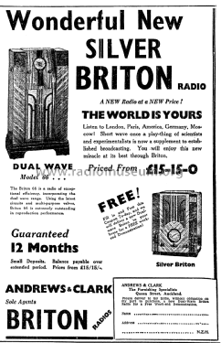 Silver Briton 66; Briton Trading Co. (ID = 2895295) Radio