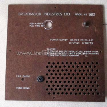 The Broadmoor 982; Broadmoor Industries (ID = 1938030) Radio