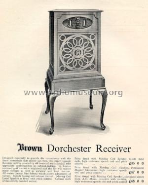 Dorchester ; Brown S. G. Ltd.; (ID = 1551085) Radio