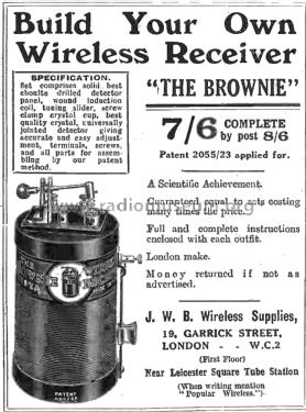 Brownie Wireless ; Brownie Brand, J.W.B (ID = 3039490) Galène