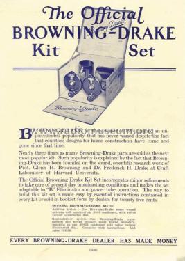 National Regenaformer Kit, essential parts; Browning-Drake Corp. (ID = 1712039) mod-past25