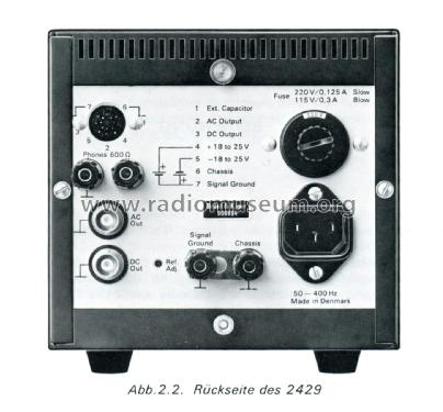 Psophometer 2429; Brüel & Kjær; Nærum (ID = 1807354) Equipment