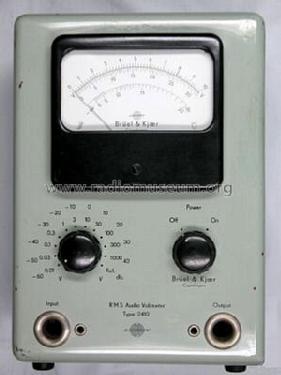 RMS Audio Voltmeter 2410; Brüel & Kjær; Nærum (ID = 307439) Equipment