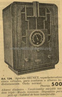 Art. 134; Brunet, Bobinas (ID = 2545041) Radio