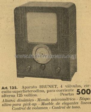 Art. 135; Brunet, Bobinas (ID = 2545042) Radio