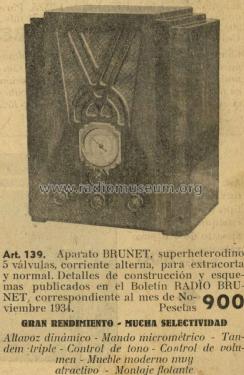 Art. 139; Brunet, Bobinas (ID = 2545047) Radio