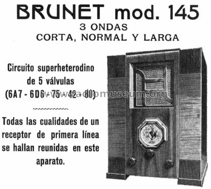 145; Brunet, Bobinas (ID = 2545476) Radio