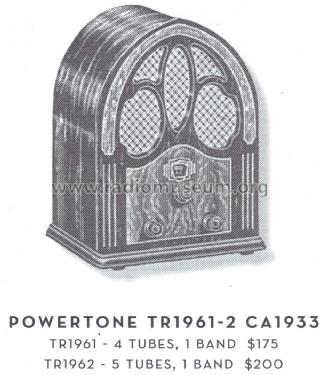 Powertone TR1962 ; Try-Mo Powertone (ID = 1570949) Radio