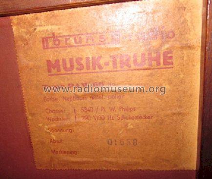 Musik-Truhe PAW 66 Ch= 5340; Bruns; Hamburg (ID = 1156750) Radio