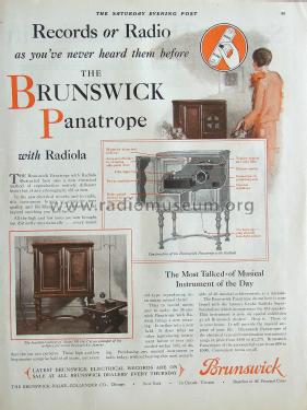 Panatrope Radio Ch= AR-1038; Brunswick-Balke- (ID = 1772788) Radio